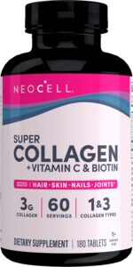 Skin, Hair and Nails Supplement, Includes Antioxidants, Tablet