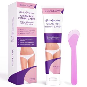 Hair Removal Cream for Women: Sensitive Depilatory Cream for Bikini, Private Areas, Pubic, Body, Legs, and Underarms - Gentle Formula for All Skin Type